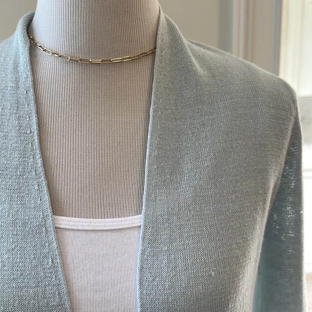 Gorgeous Eileen Fisher Linen Cardigan, Size XS, Like New - Picture 2 of 8